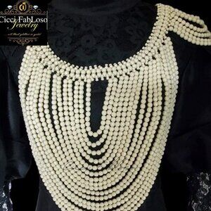 African Royalty Shoulder Dress Bead